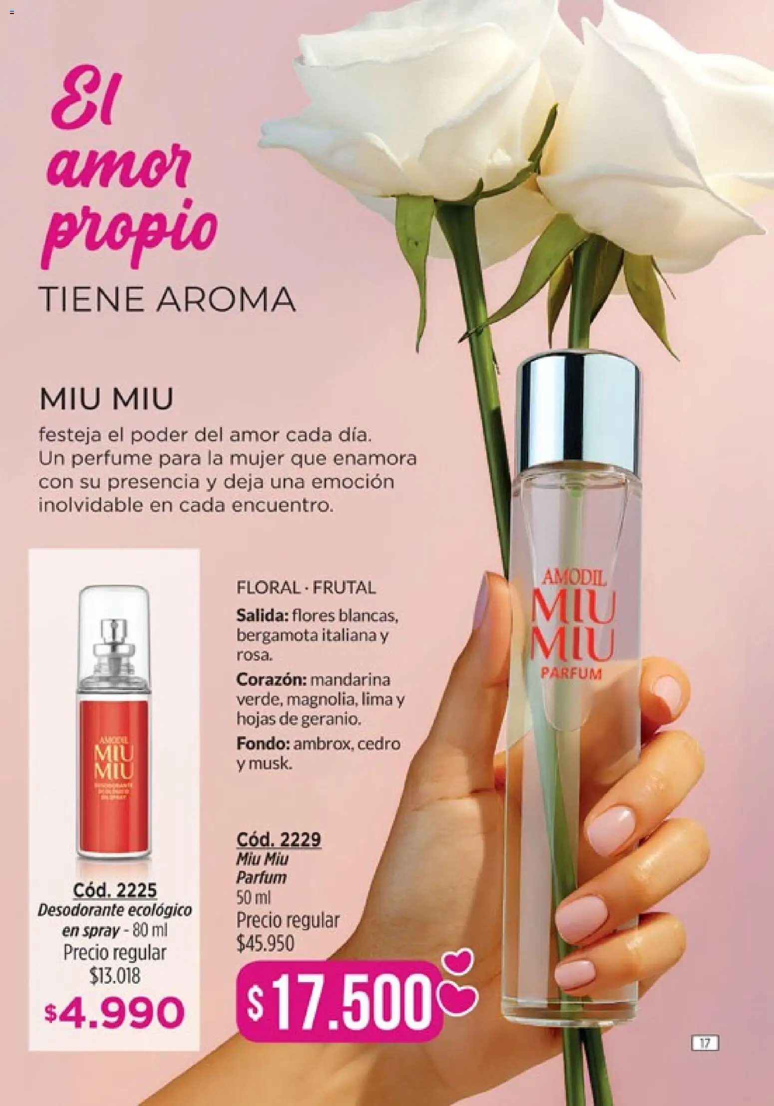 Catálogo Amodil Campaña 2 │ válido desde el 01.02.2026 | Página: 17 | Productos: Perfume, Lima, Desodorante