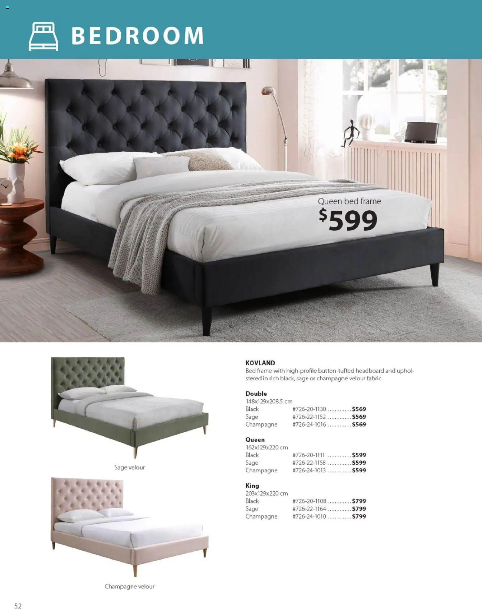 JYSK flyer valid from 01.01.2026 | Page: 52 | Products: Bed