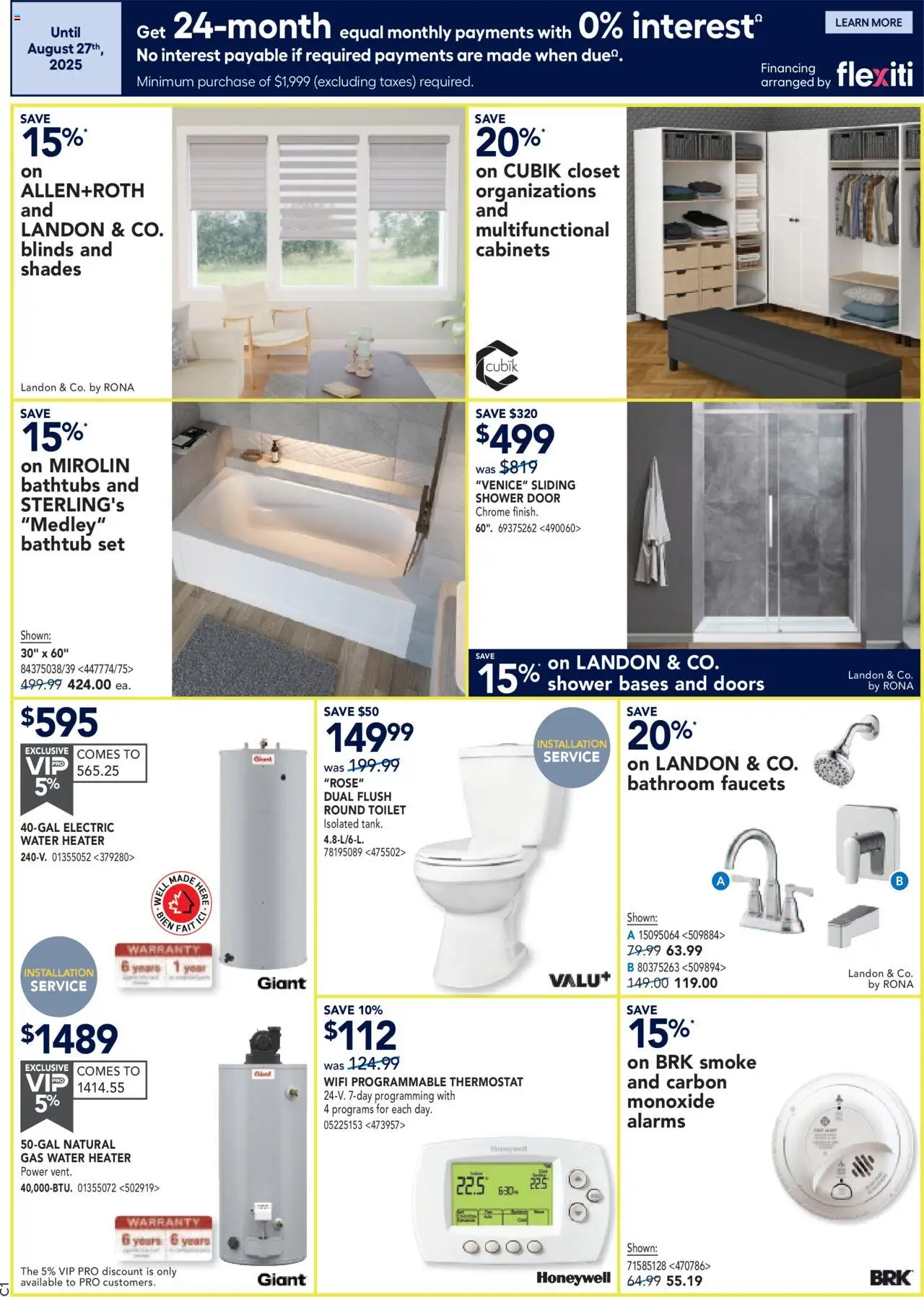 Rona flyer valid from 21.08.2025 | Page: 10 | Products: Shower