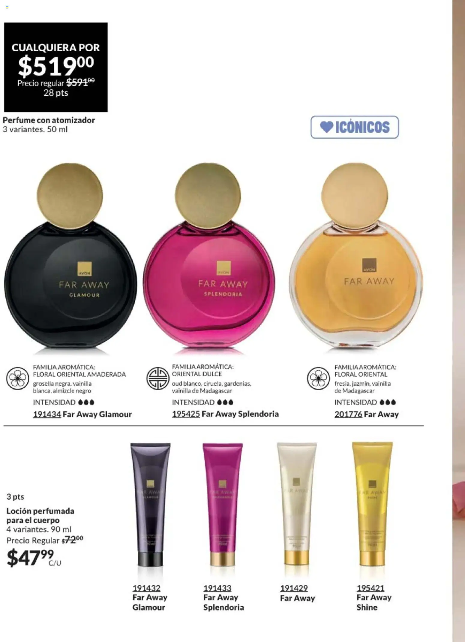 Nuevas ofertas de AVON válidas en toda la República Mexicana desde el 30.01.2026. ¡Encuentra las mejores ofertas en AVON campaña 3 2026! | Página: 108 | Productos: Loción, Body, Perfume