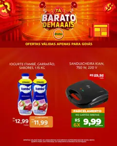 Bretas Folheto - válido de 17.07.2025 | Página: 4 | Produtos: Sanduicheira, Iogurte, Cálcio