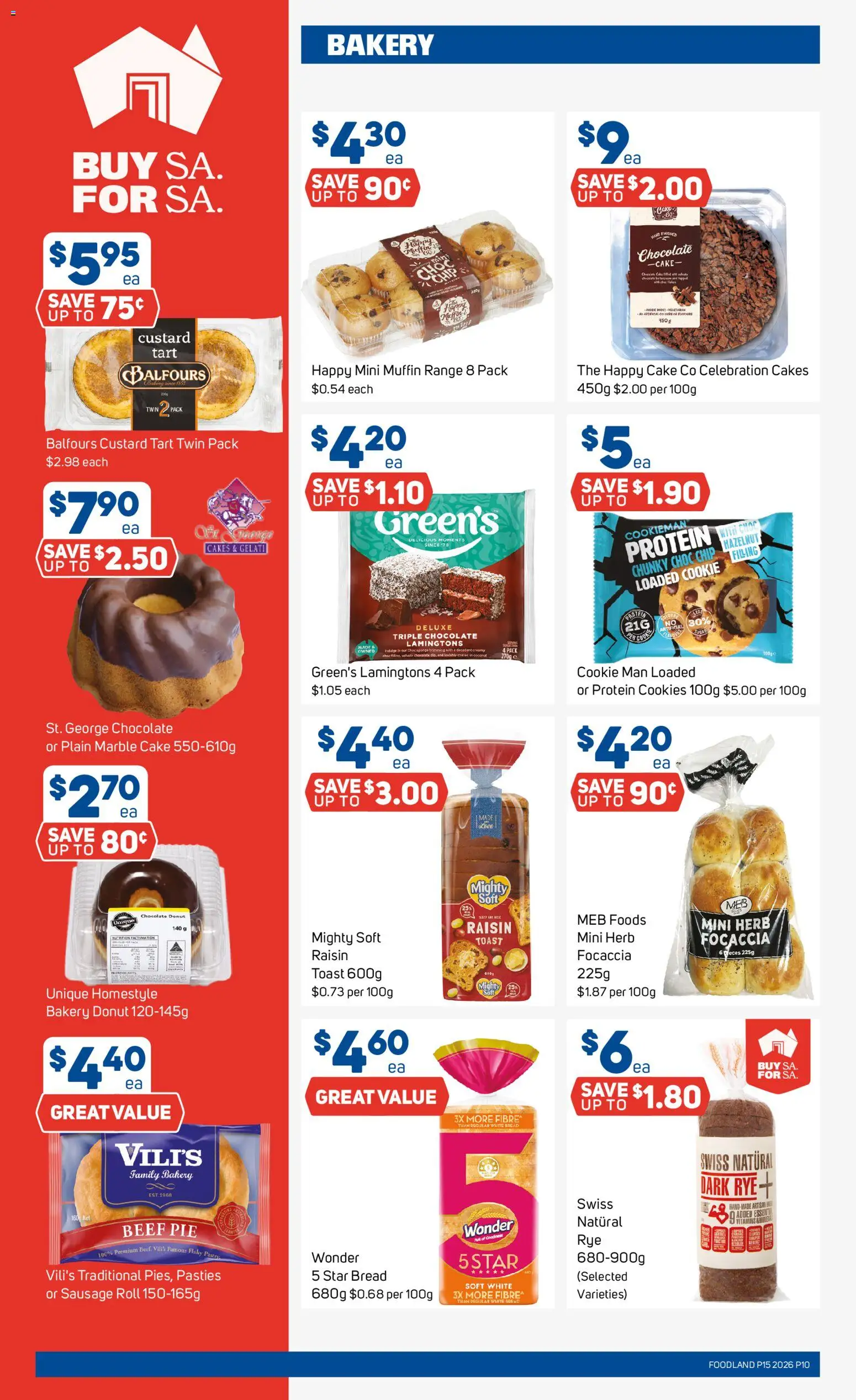 Foodland catalogue - valid from 08.04.2026 | Page: 10 | Products: Handmade, Bread, Flakes, Rye