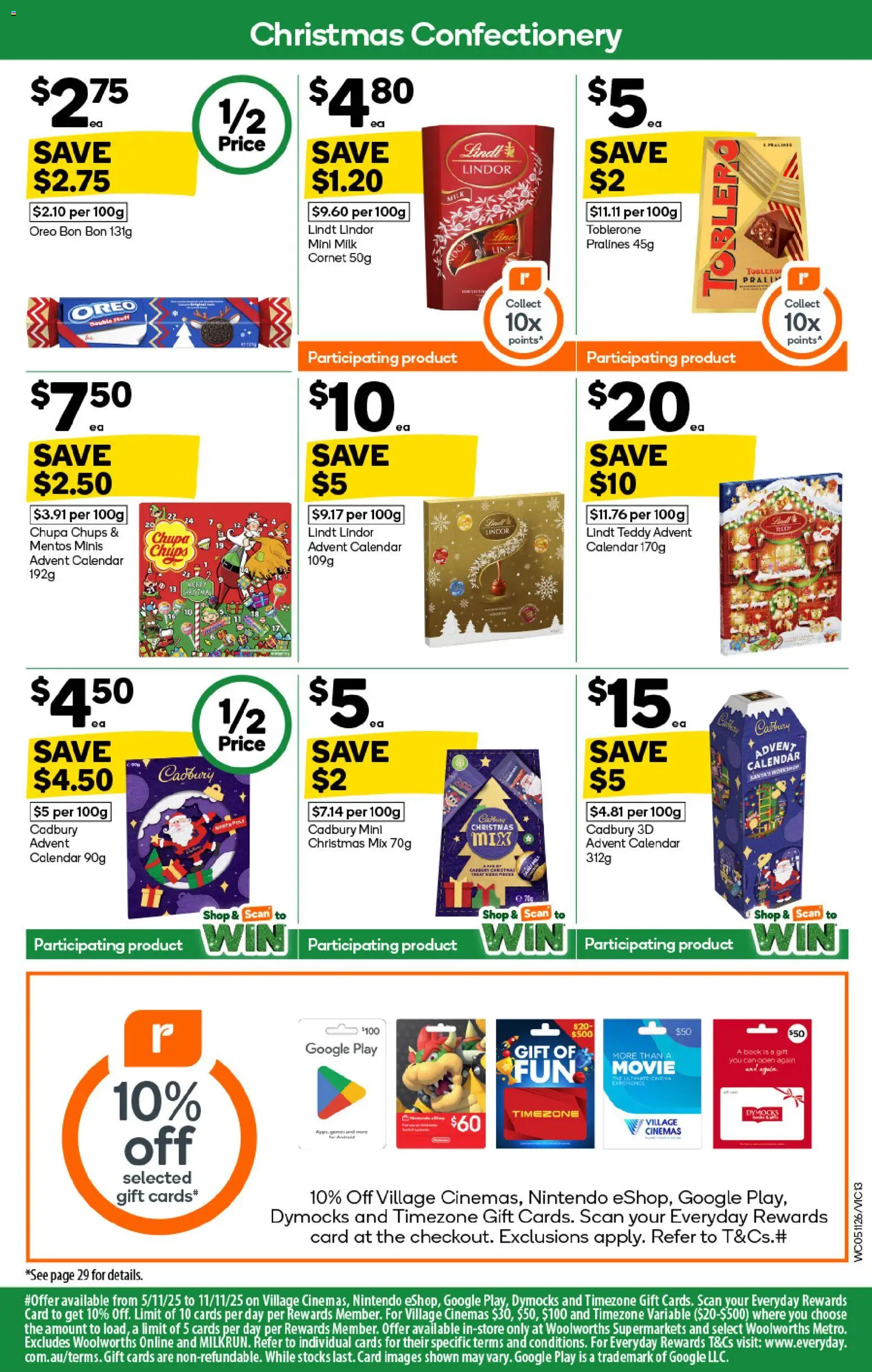 Woolworths catalogue - valid from 05.11.2025 | Page: 13 | Products: Milk, Chips