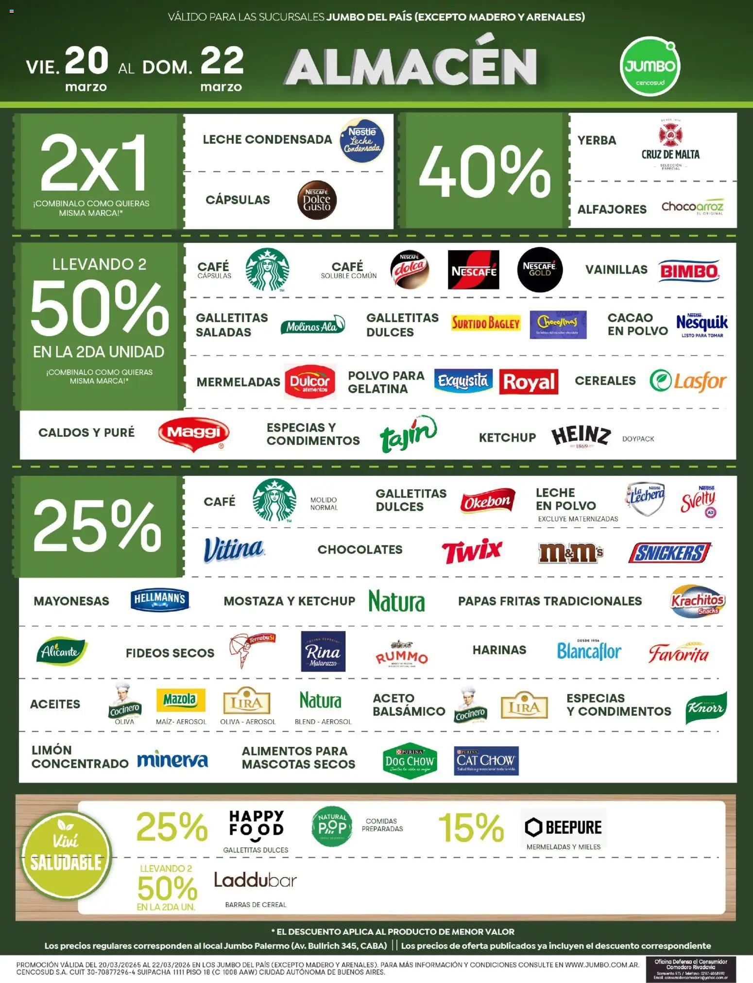 Jumbo - Ofertas | Córdoba │ válido desde el 20.03.2026 | Página: 3 | Productos: Ketchup, Mostaza, Leche, Café