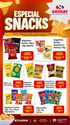 Semar Supermercado - Ofertas Especial Snacks - Pré-Visualização do folheto da loja Semar Supermercado, válido de 13.11.2025