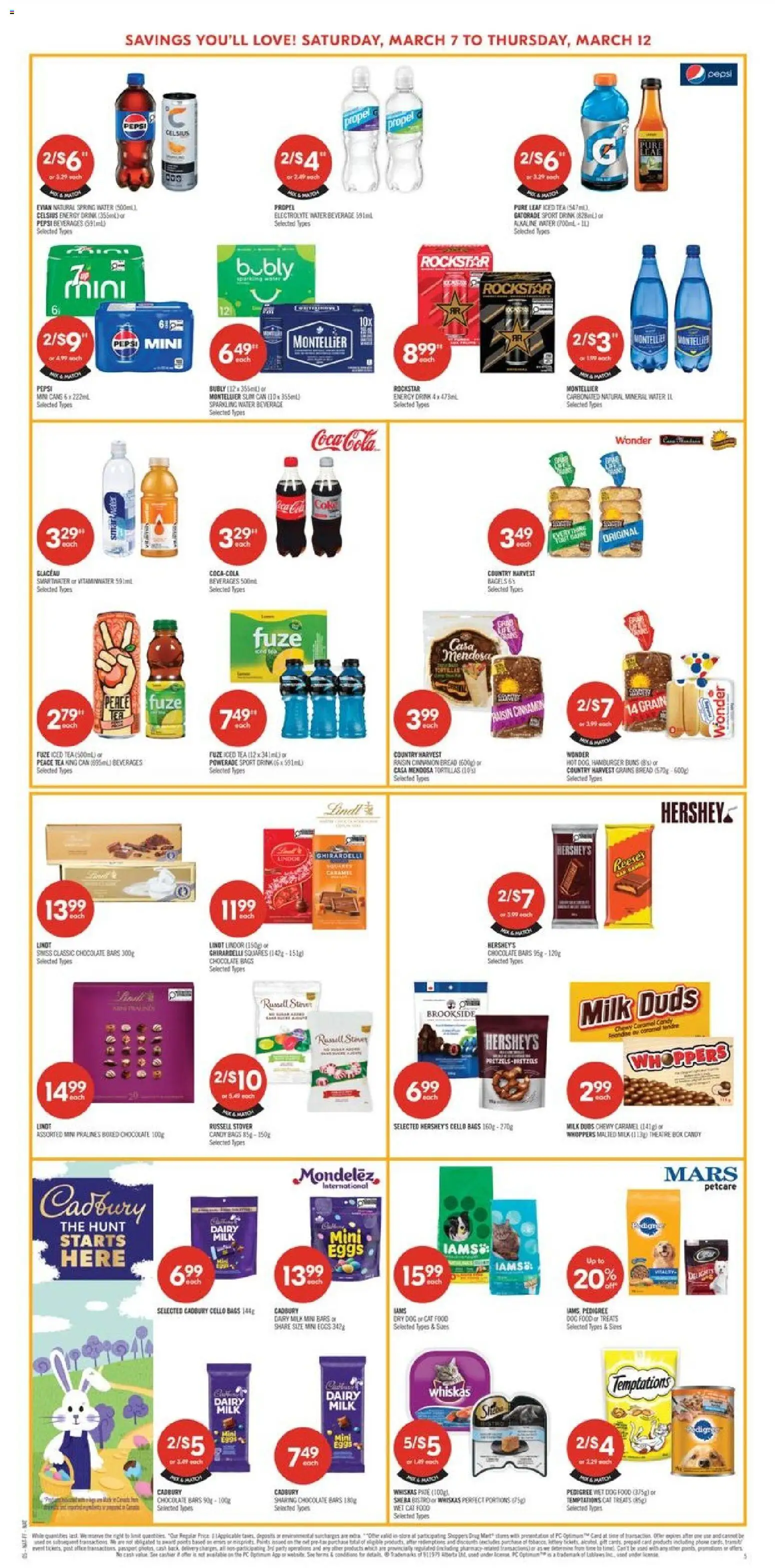 Shoppers flyer valid from 06.03.2026 | Page: 7 | Products: Tea, Box, Eggs, Chocolate