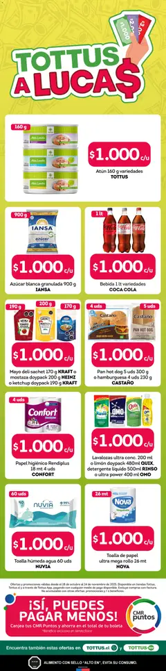 Tottus ofertas  válido desde el 28.10.2025 | Página: 1