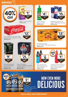 Preview of Foodworks catalogue  - valid from 01.04.2026 | Page: 13 | Products: Coffee, Ginger, Water, Cap