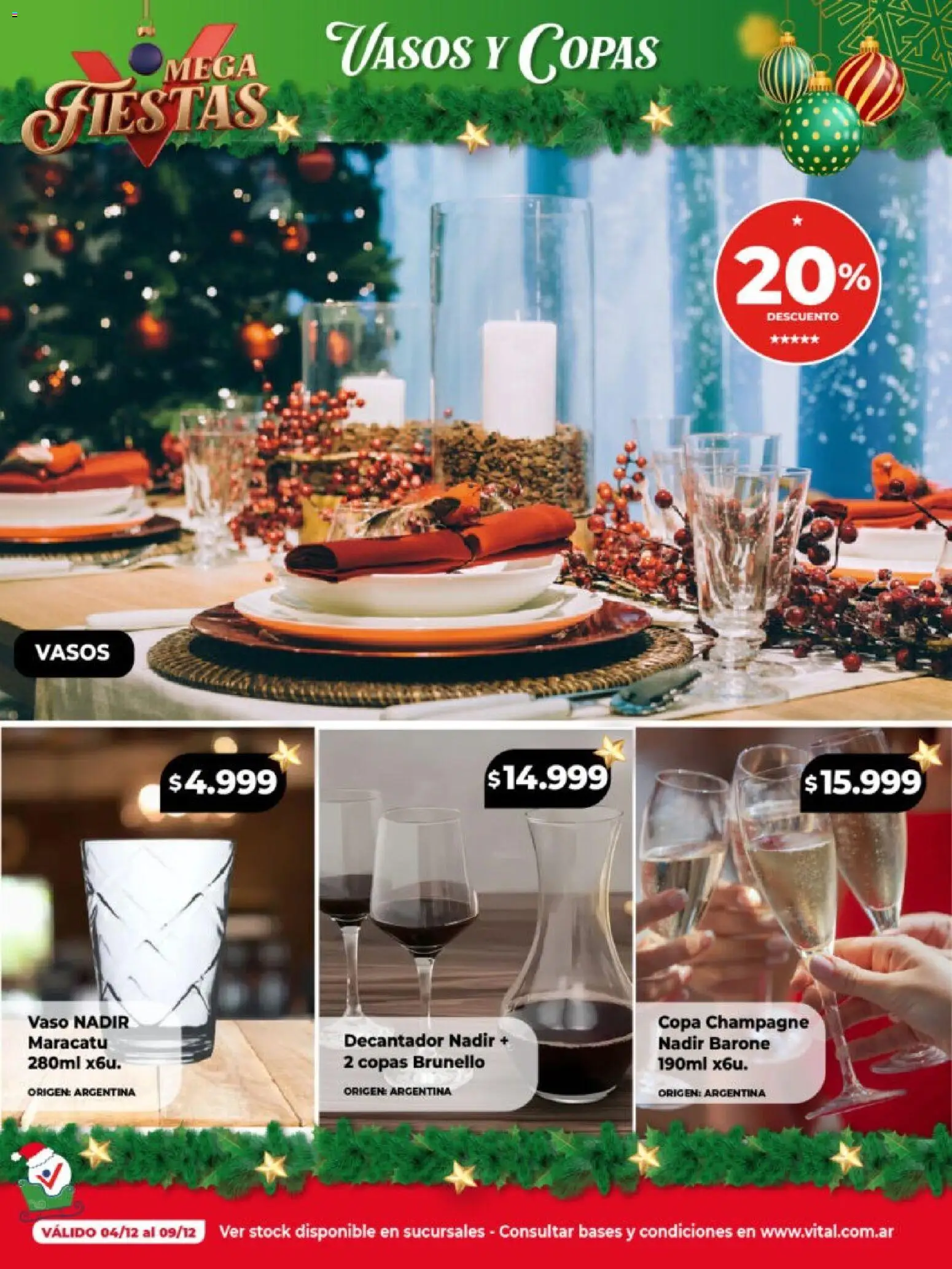 Vital - Especial Navidad │ válido desde el 04.12.2025 | Página: 14 | Productos: Champagne, Vasos