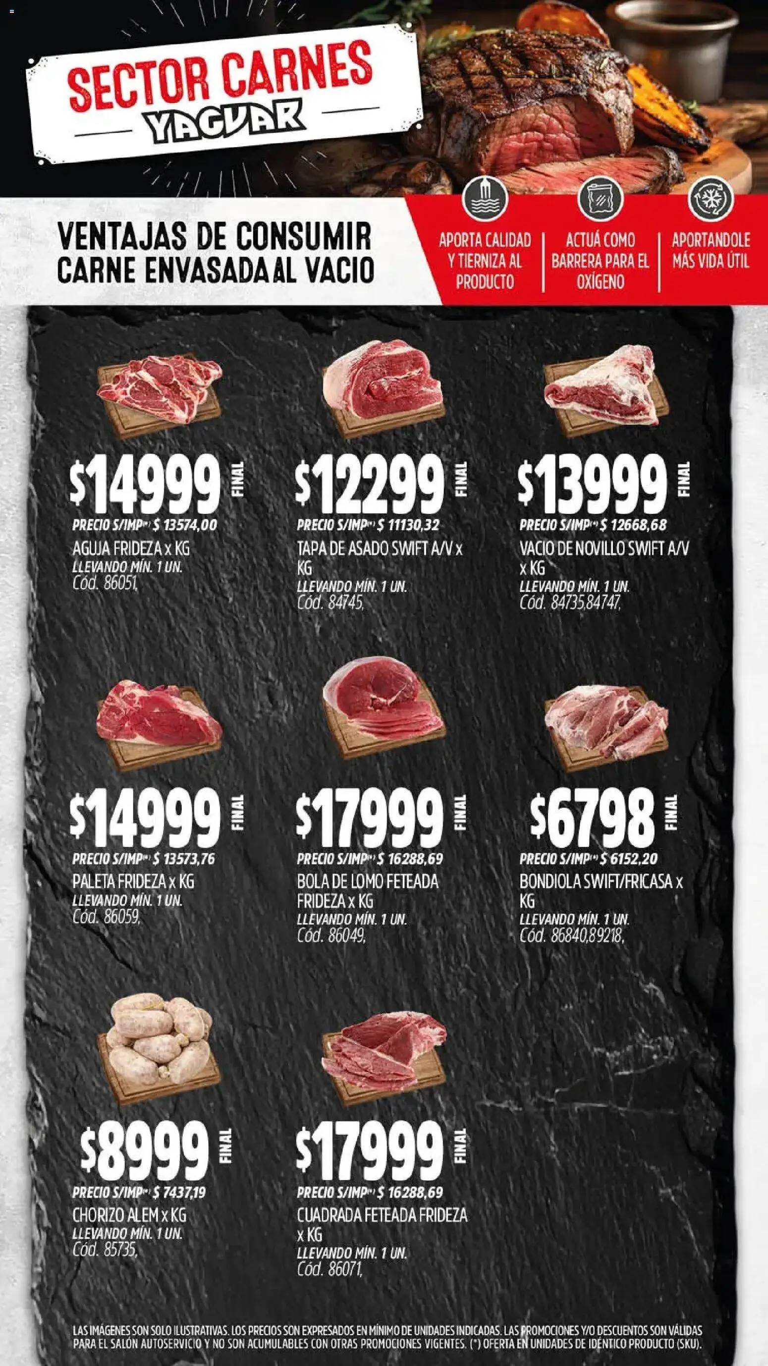 Yaguar - Oferta Semanal Córdoba │ válido desde el 23.02.2026 | Página: 4 | Productos: Paleta, Chorizo