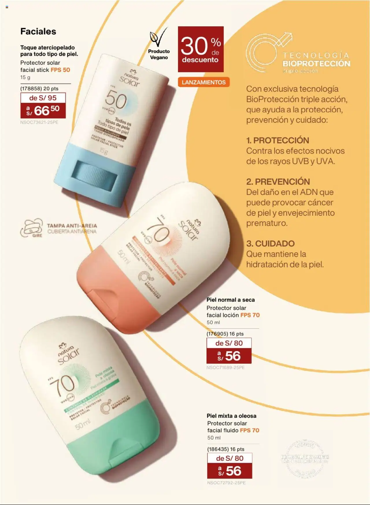 Catálogo Natura válido desde 13.09.2025 | Página: 136 | Productos: Protector solar