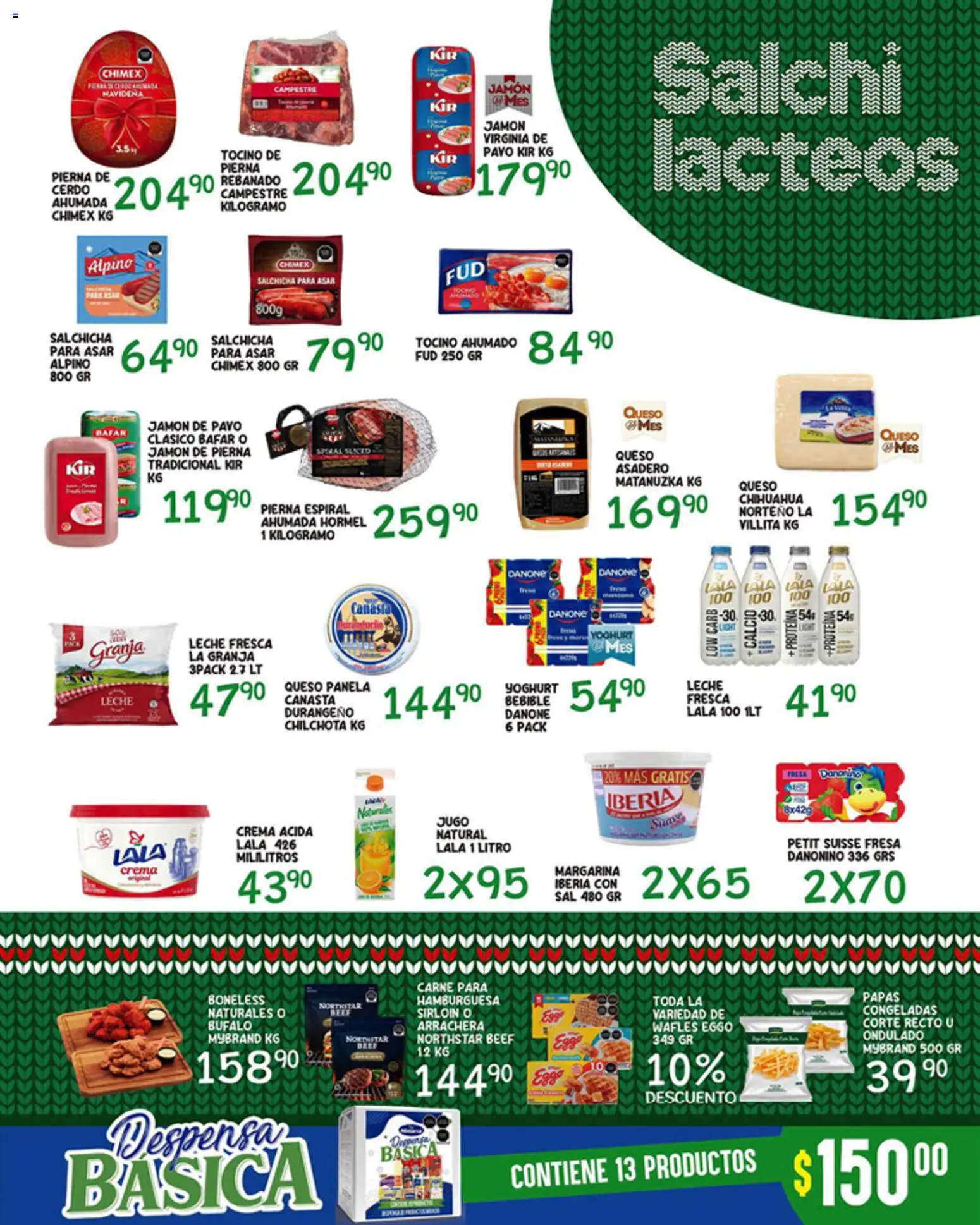 Nuevas ofertas de Alsuper válidas en toda la República Mexicana desde el 28.11.2025. ¡Encuentra las mejores ofertas en Alsuper folleto Durango! | Página: 3 | Productos: Sal, Leche, Jugo, Margarina