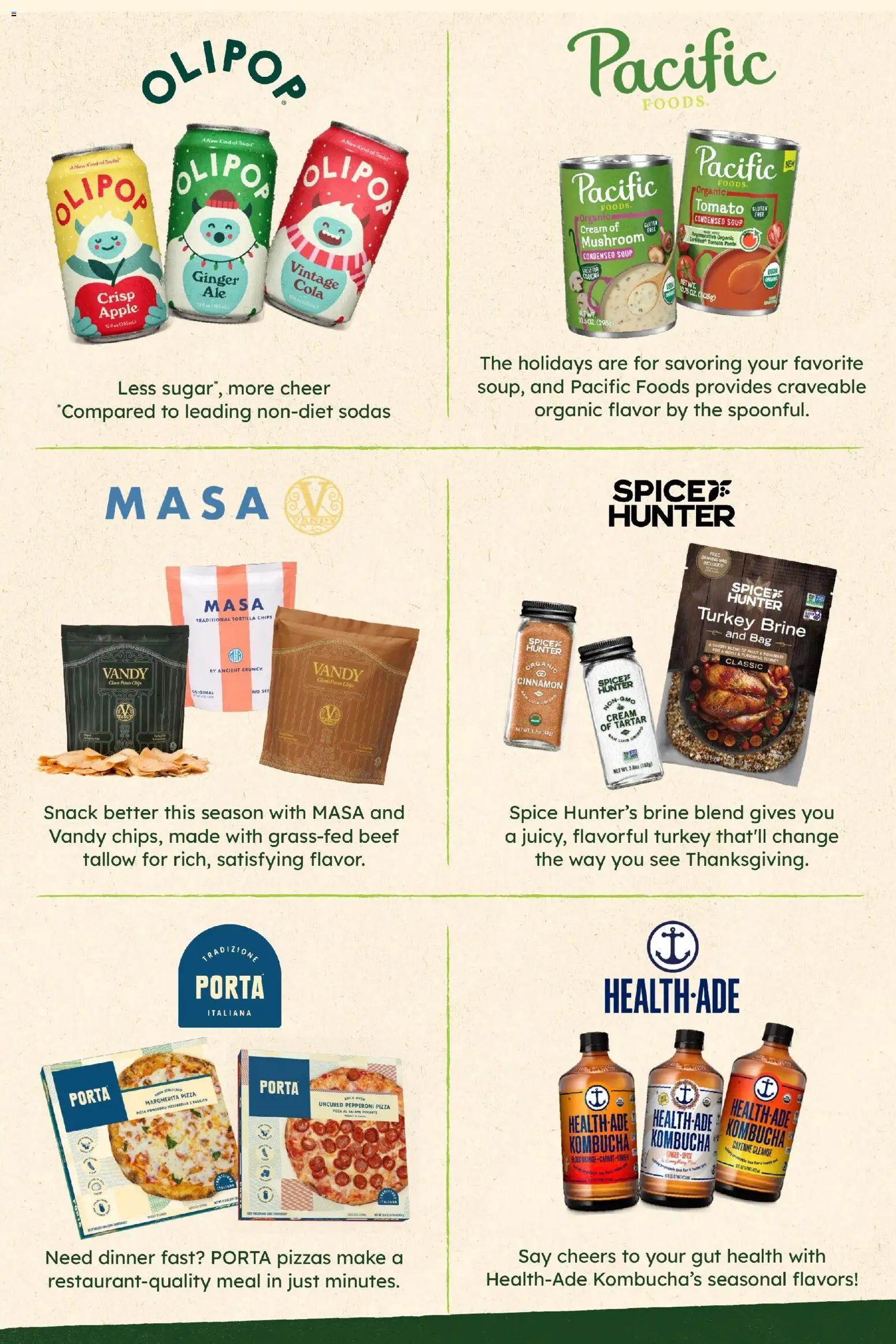 Sprouts Monthly Ad - valid from 29.10.2025 | Page: 6 | Products: Ginger, Pizza, Chips, Cream