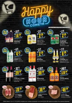 Cometa Supermercados - Ofertas Happy Hour - Pré-Visualização do folheto da loja Cometa Supermercados, válido de 12.12.2025