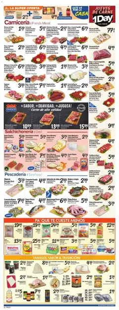 Preview of El Super weekly ads valid from 05.11.2025 | Page: 3 | Products: Lathe, Beef, Seafood, Bag