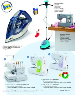 Vista previa de Coppel catálogo Regalos A Lo Grande, nuevo folleto de la tienda, válido en México a partir del 01.12.2025 | Página: 133 | Productos: Plancha, Máquina de coser