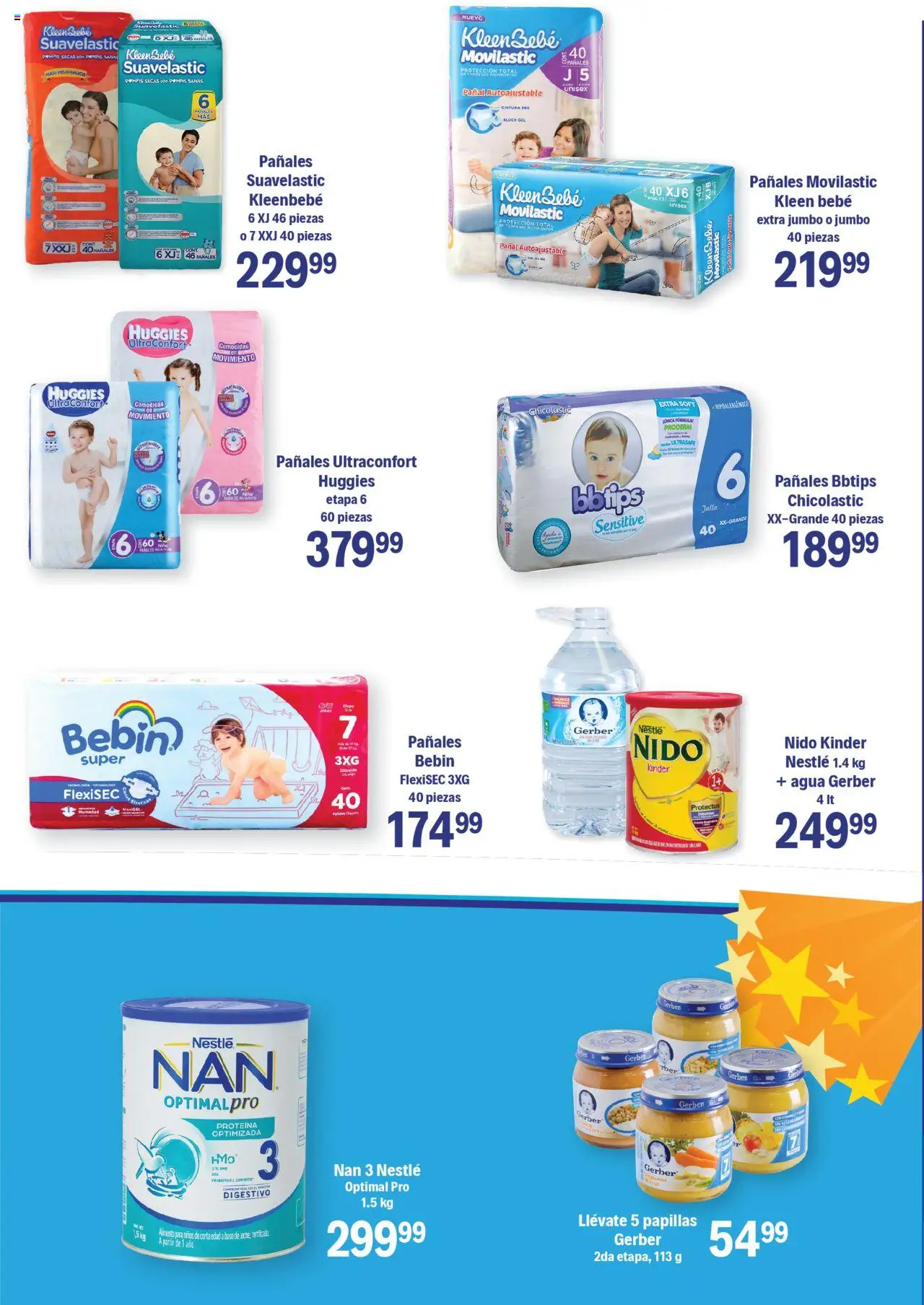 Nuevas ofertas de S-Mart válidas en toda la República Mexicana desde el 26.09.2025. ¡Encuentra las mejores ofertas en S-Mart - Folleto de Feria - Juarez! | Página: 5 | Productos: Agua, Pañales