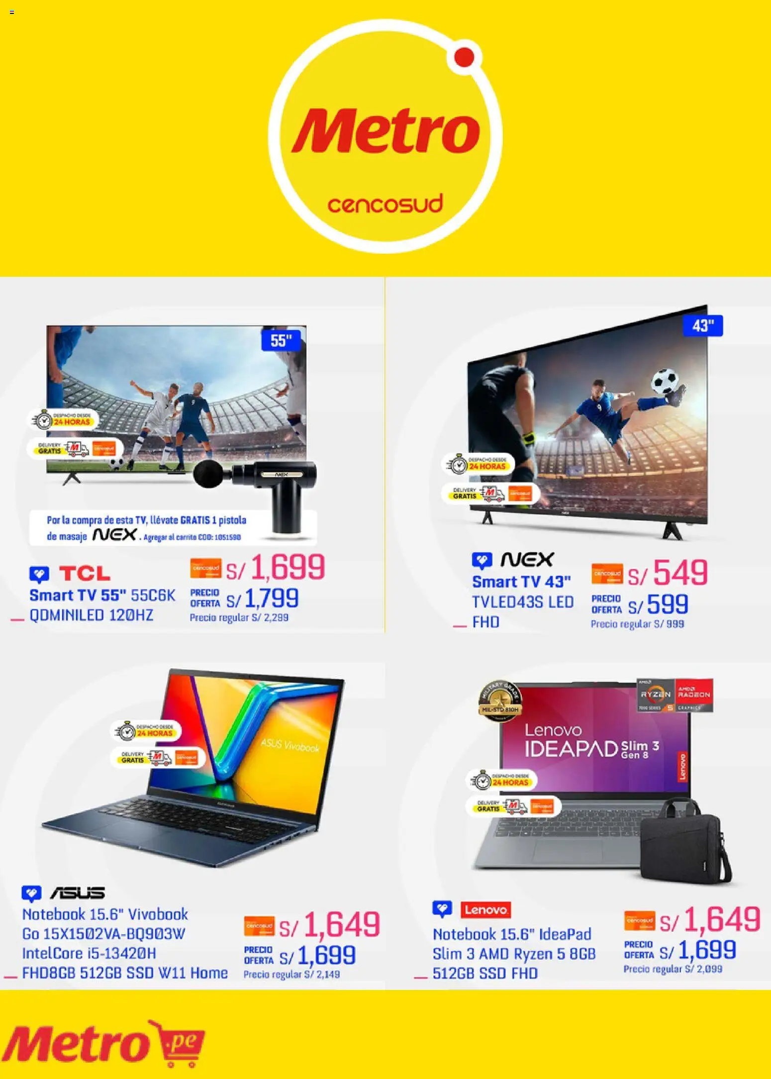 Catálogo Metro válido desde 20.04.2026 | Página: 4 | Productos: Notebook