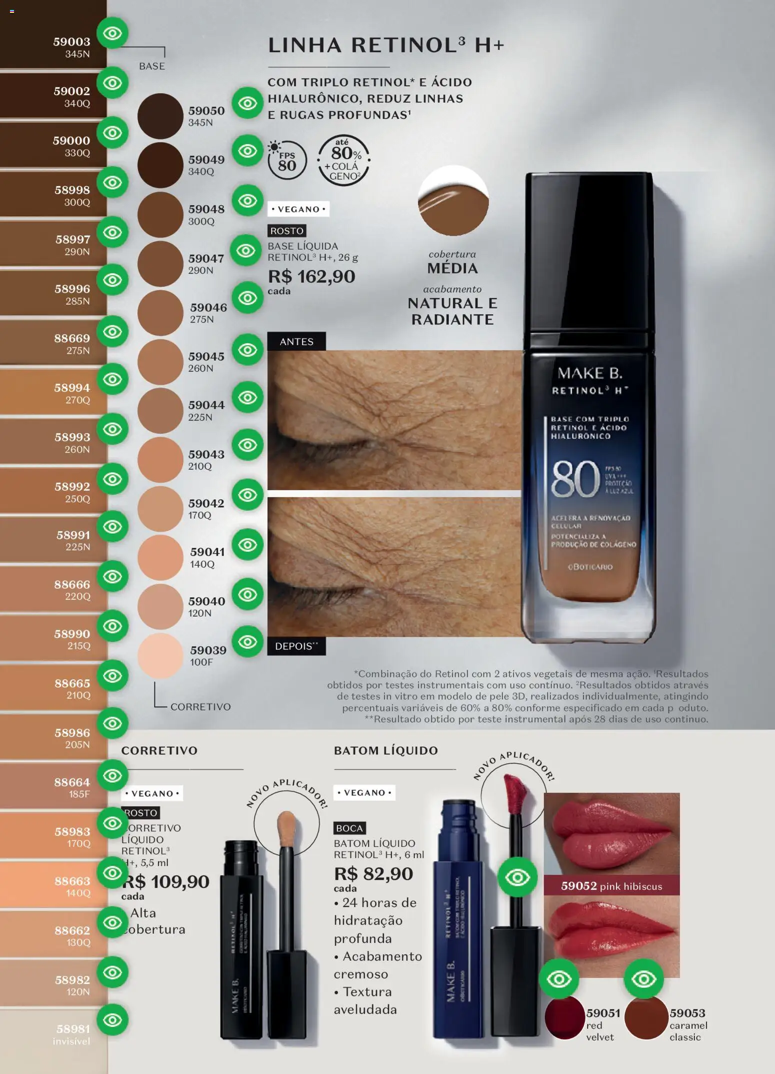 O Boticário Folheto - válido de 19.01.2026 | Página: 108 | Produtos: Colágeno, Corretivo, Batom, Cola