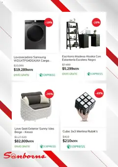 Nuevas ofertas de Sanborns válidas en toda la República Mexicana desde el 17.09.2025. ¡Encuentra las mejores ofertas en Sanborns - Catálogo! | Página: 3 | Productos: Escritorio, Escalera