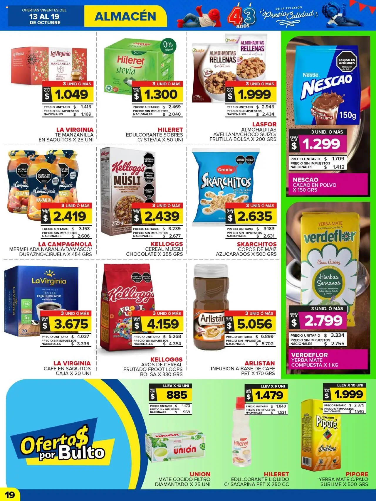 Carrefour Maxi catálogo - Chubut │ válido desde el 13.10.2025 | Página: 19 | Productos: Bolsa, Mate, Caja, Polvo