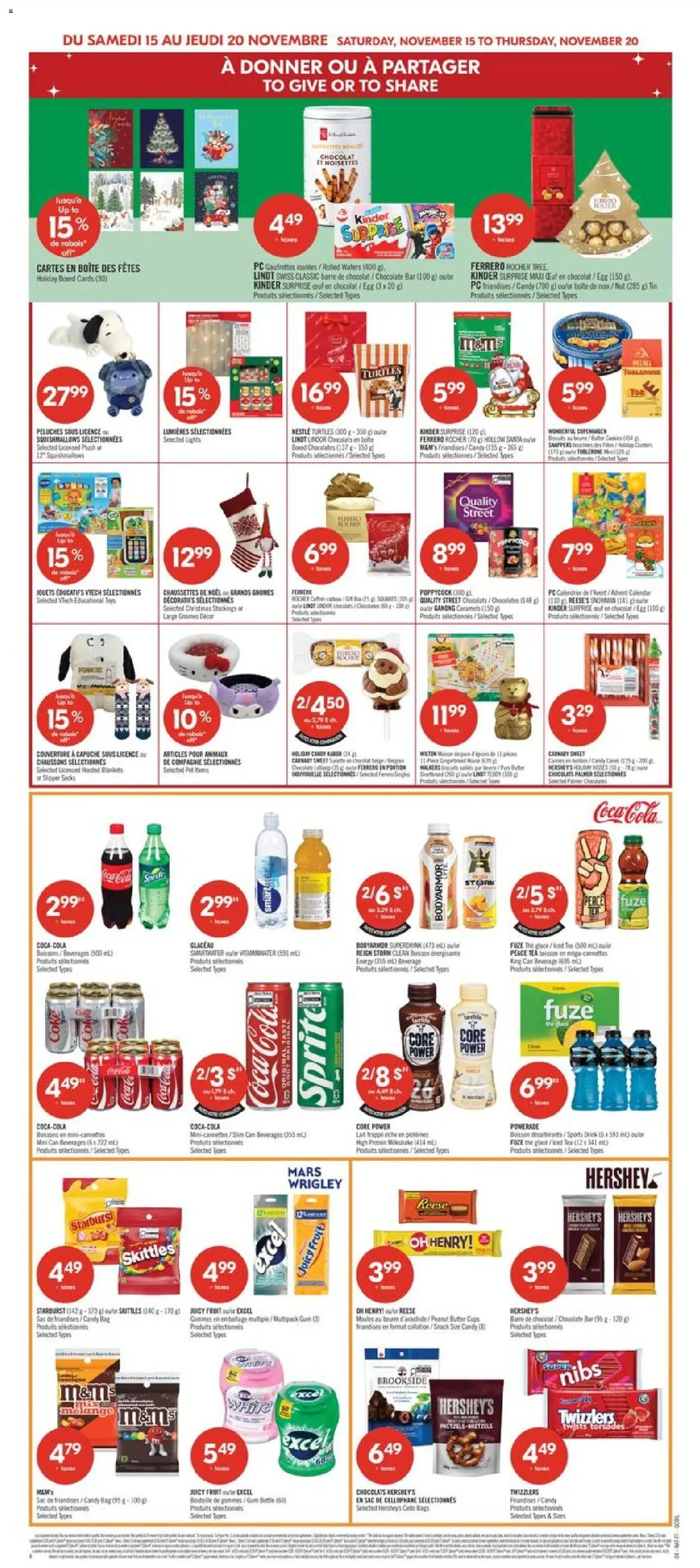 Pharmaprix flyer valid from 15.11.2025 | Page: 7 | Products: Tea, PC, Bag, Chocolate