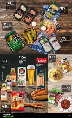 Nuevas ofertas de Walmart Express válidas en toda la República Mexicana desde el 17.09.2025. ¡Encuentra las mejores ofertas en Walmart Express - Folleto Sabores alemanes! | Página: 3 | Productos: Mostaza, Salchicha, Cerveza, Pepinos