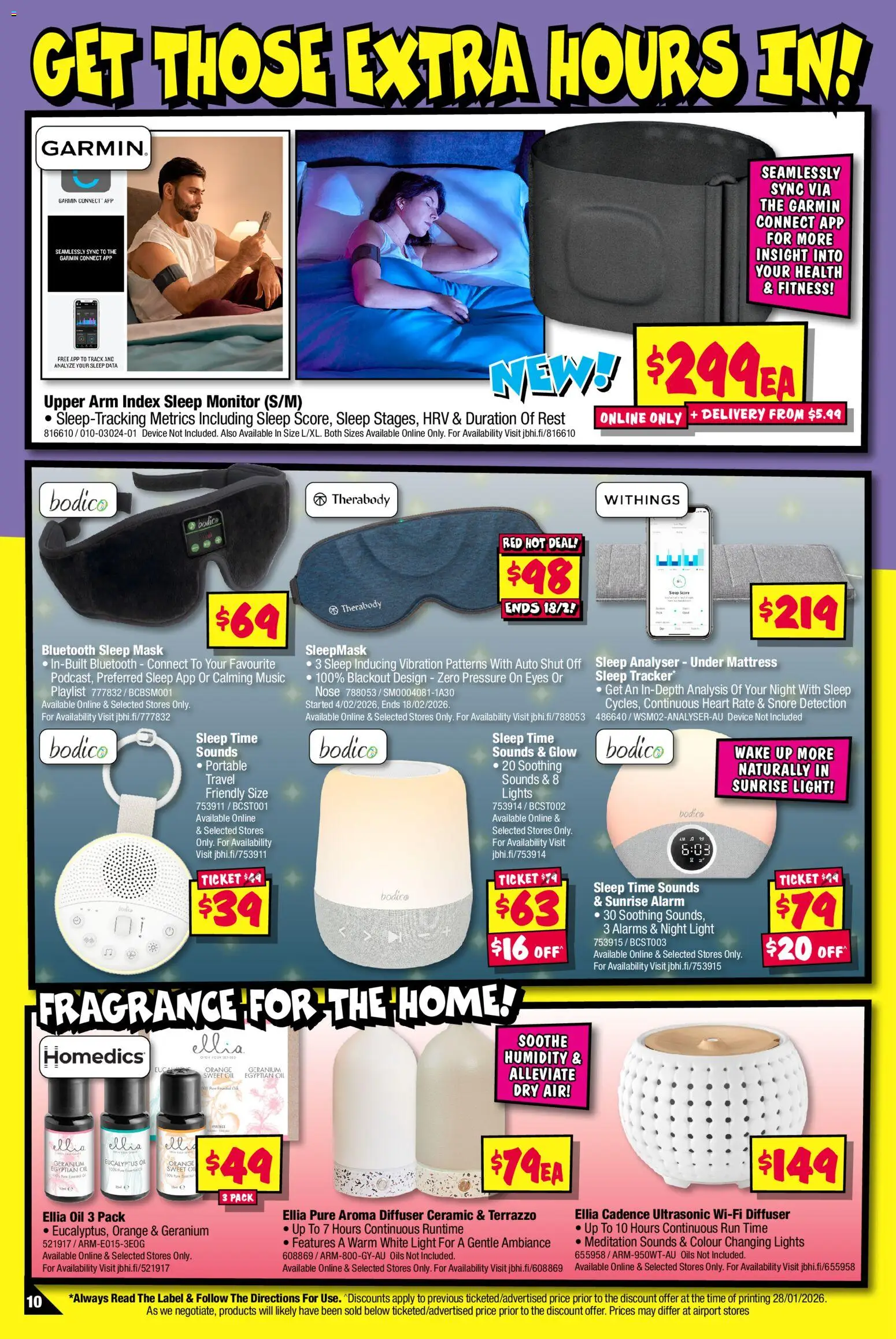 JB Hi-Fi catalogue - valid from 12.02.2026 | Page: 10 | Products: Mask, Device, Portable, Mattress