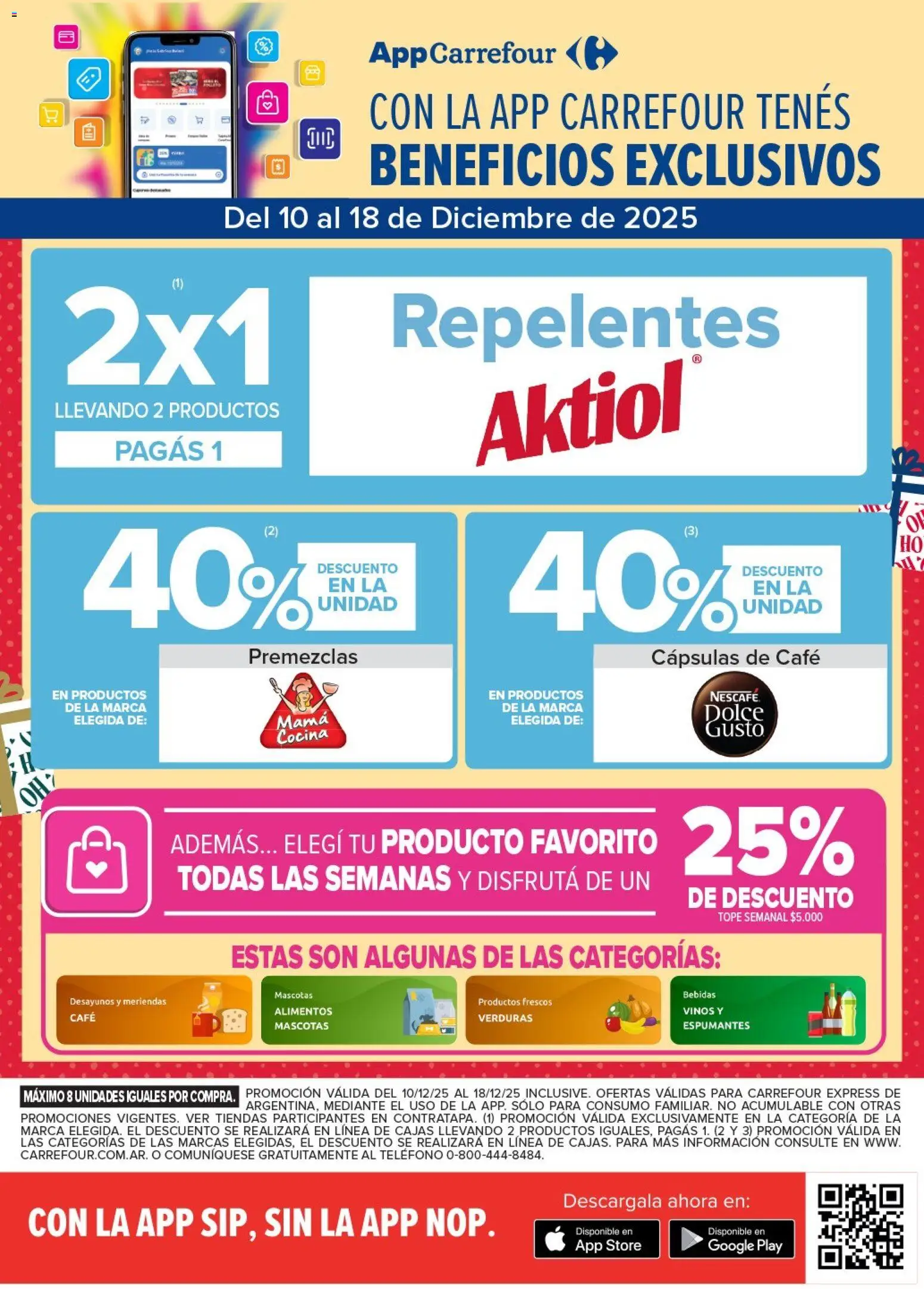 Carrefour ofertas │ válido desde el 10.12.2025 | Página: 3 | Productos: Teléfono, Cocina, Café