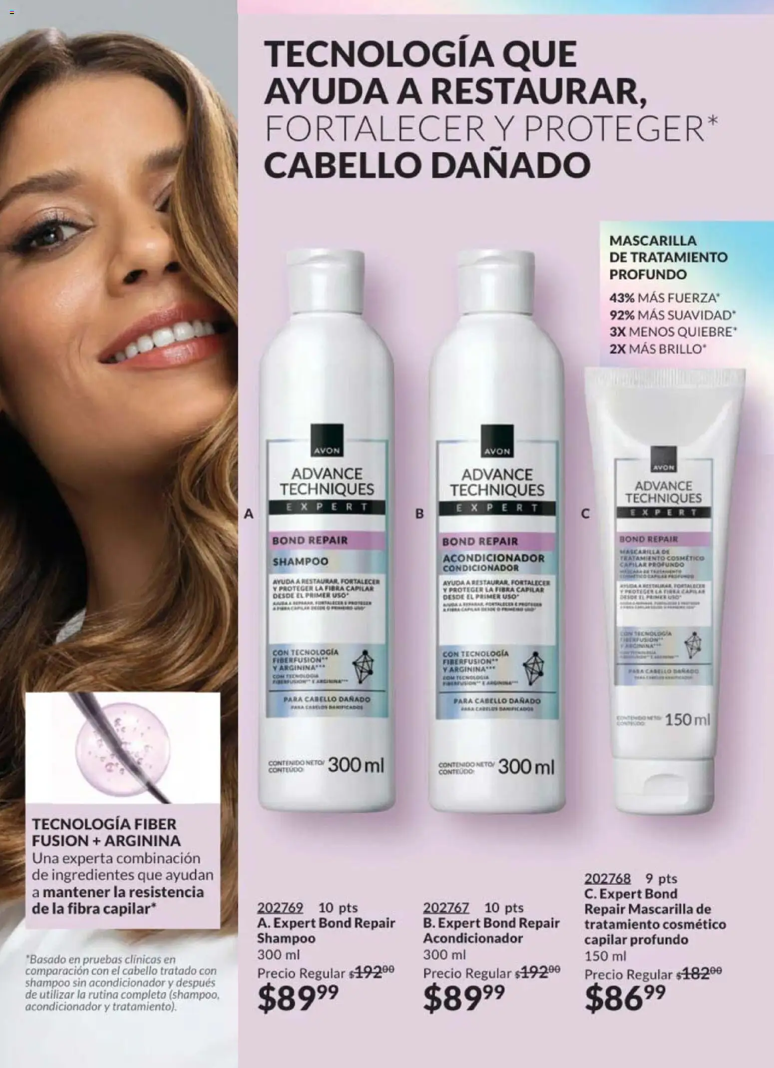 Nuevas ofertas de AVON válidas en toda la República Mexicana desde el 07.11.2025. ¡Encuentra las mejores ofertas en AVON campaña 17 2025! | Página: 183 | Productos: Mascarilla, Acondicionador