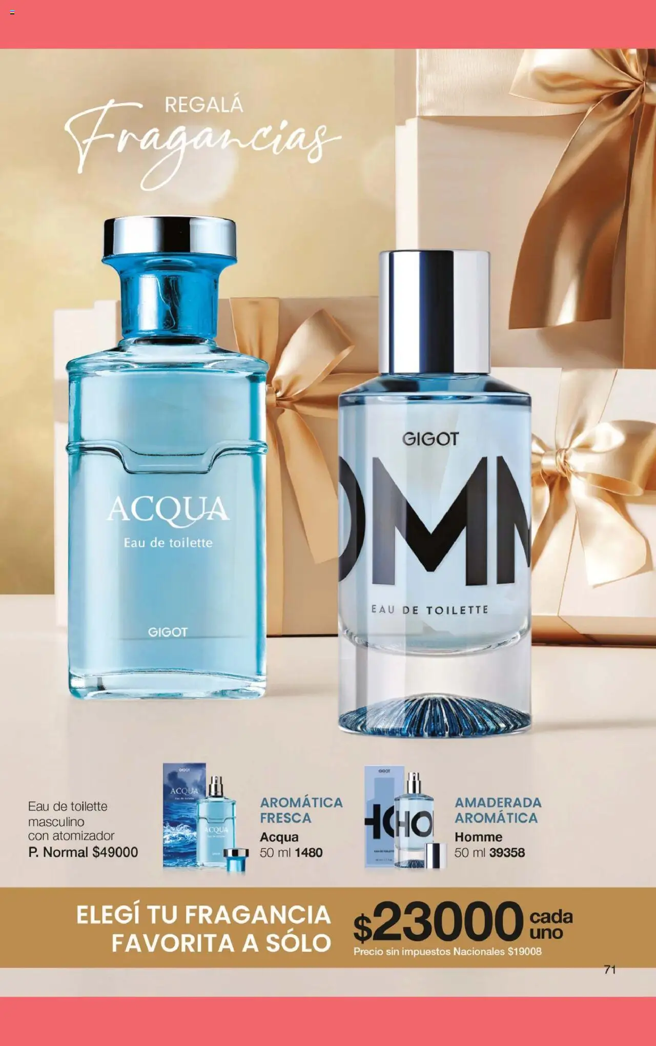 Gigot catálogo │ válido desde el 01.11.2025 | Página: 87 | Productos: Fragancia, Eau de toilette