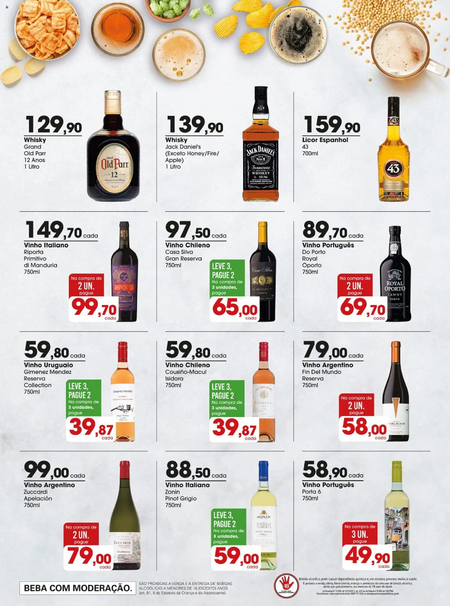 Zaffari Folheto - válido de 16.12.2025 | Página: 16 | Produtos: Porta, Whisky, Licor, Bebida