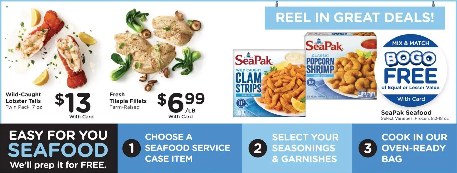 Kroger Weekly Ad - valid from 11.03.2026 | Page: 8 | Products: Seafood, Case