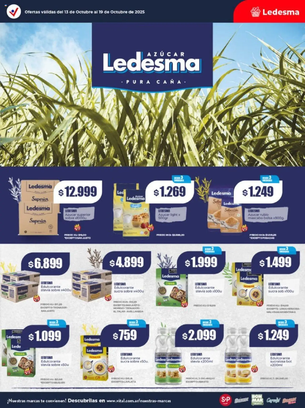 Vital - Ofertas - Neuquén │ válido desde el 13.10.2025 | Página: 17 | Productos: Sobre, Azucar, Edulcorante, Té