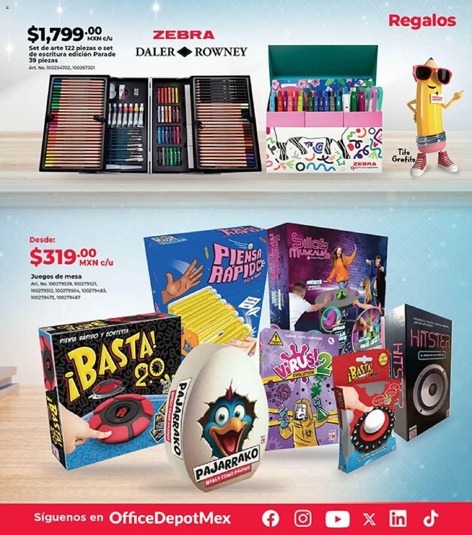 Nuevas ofertas de Office Depot válidas en toda la República Mexicana desde el 01.12.2025. ¡Encuentra las mejores ofertas en Office Depot catálogo! | Página: 24