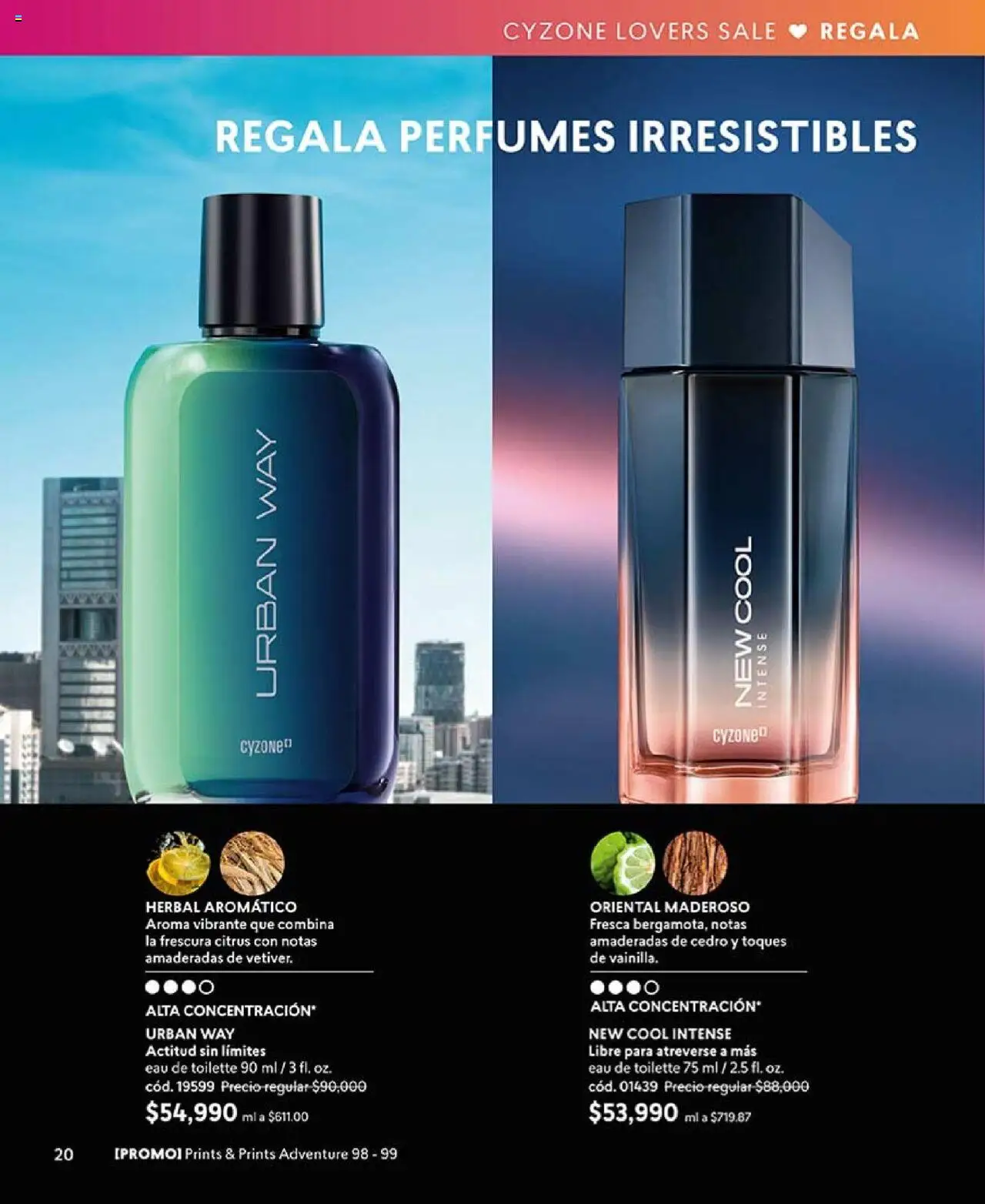 CyZone revista - valida desde el 18.08.2025 | Página: 20 | Productos: Eau de toilette