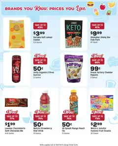 Preview of Grocery Outlet weekly ads valid from 14.01.2026 | Page: 10 | Products: Chocolate, Kiwi, Lemon, Peach