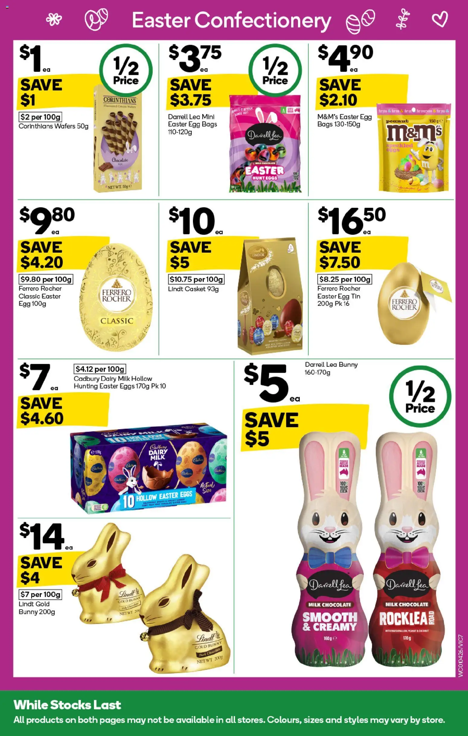 Woolworths catalogue - valid from 01.04.2026 | Page: 7 | Products: Milk, Dairy, Eggs, Chocolate