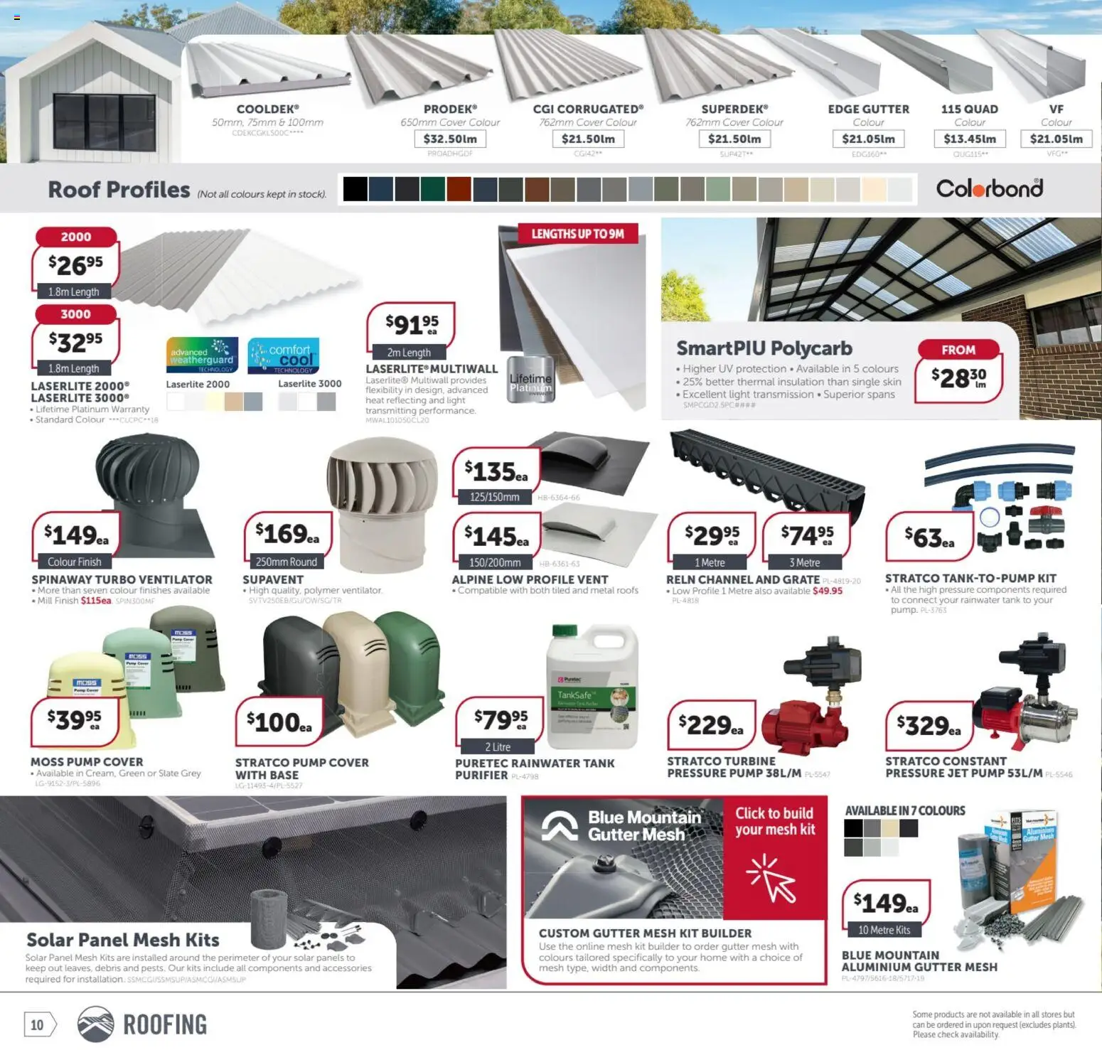 Stratco catalogue - valid from 23.01.2026 | Page: 10 | Products: Grate, Light, Kits, Accessories