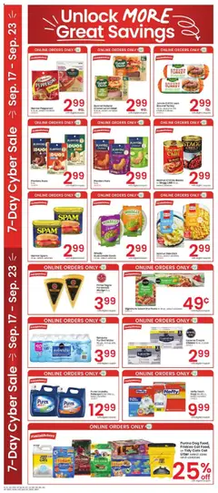 Albertsons Weekly Ad - valid from 17.09.2025 | Page: 4 | Products: Wc, Cat Litter, Detergent, Nuts