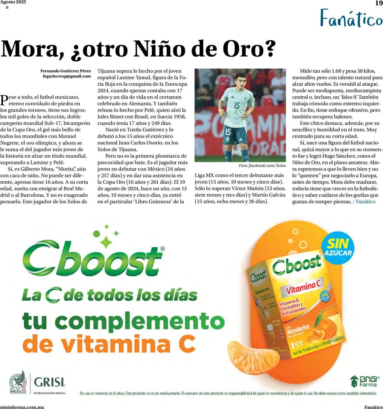 Nuevas ofertas de Farmacias Similares válidas en toda la República Mexicana desde el 15.08.2025. ¡Encuentra las mejores ofertas en Farmacias Similares - Catálogo Siminforma! | Página: 19 | Productos: Azúcar, Pesa, Polvo, Liga