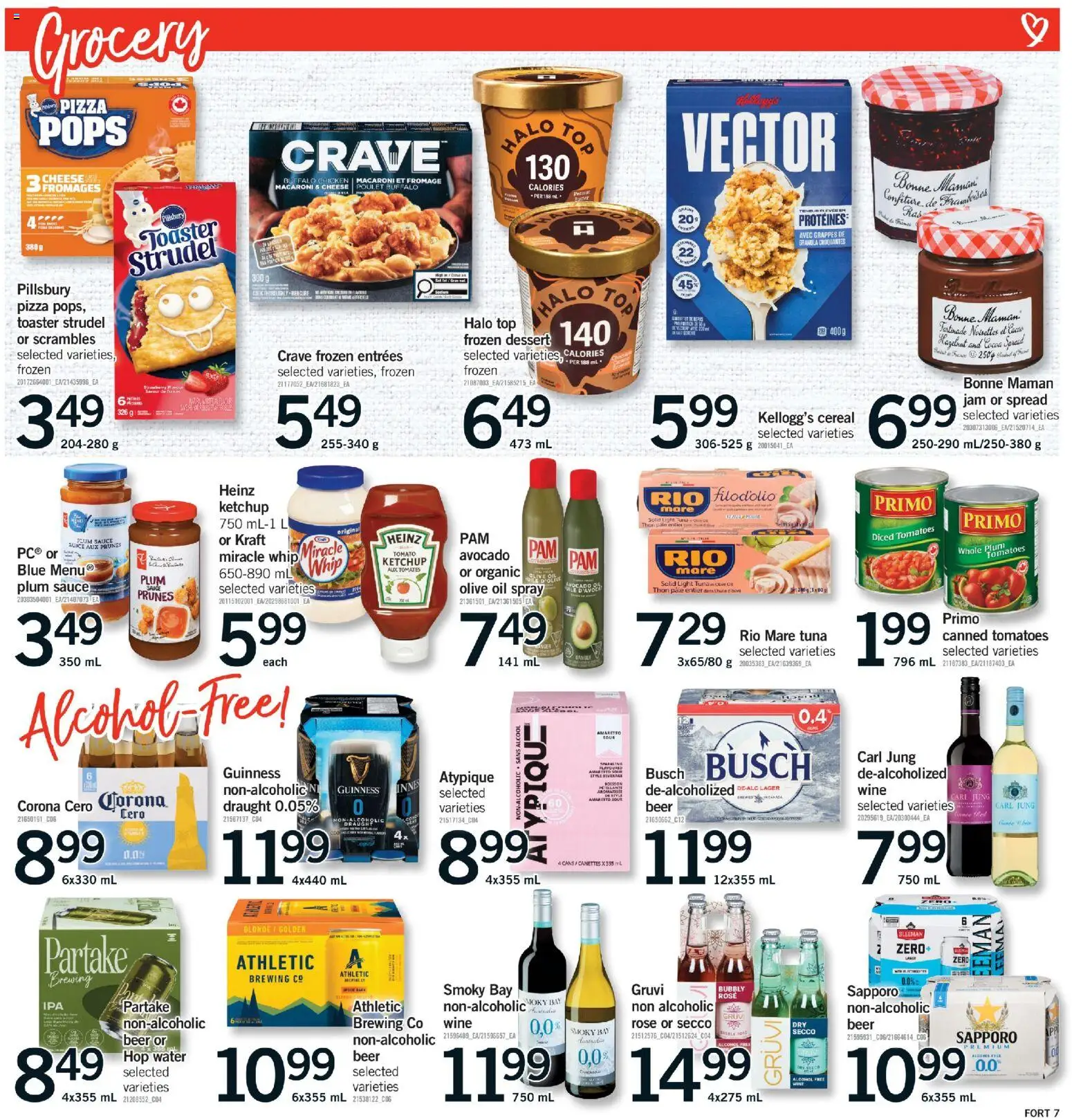 Fortinos flyer valid from 15.01.2026 | Page: 8 | Products: Toaster, Cheese, Wine, Tomatoes