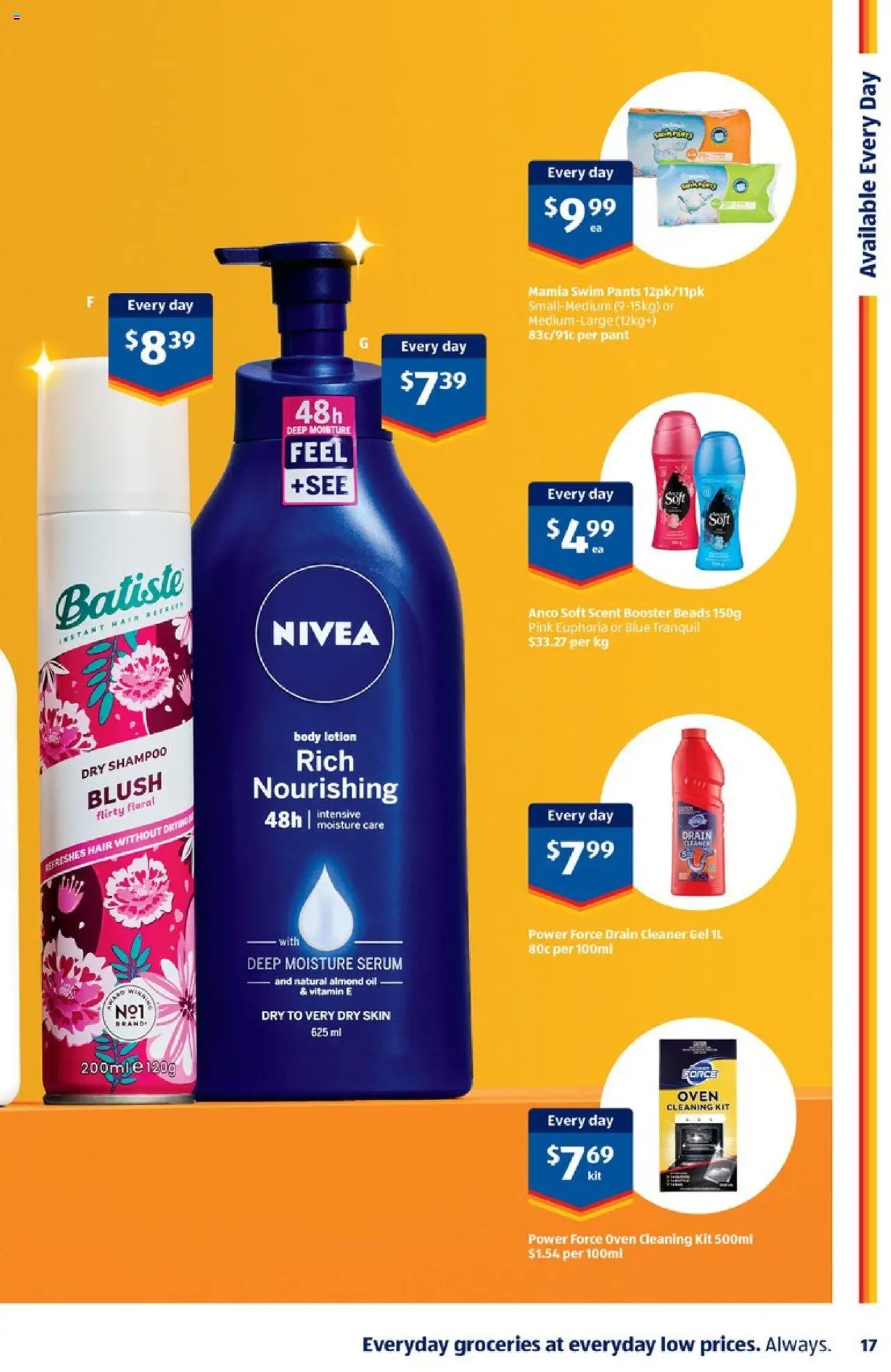 Aldi catalogue - valid from 13.08.2025 | Page: 17 | Products: Oil, Lotion, Pants, Oven