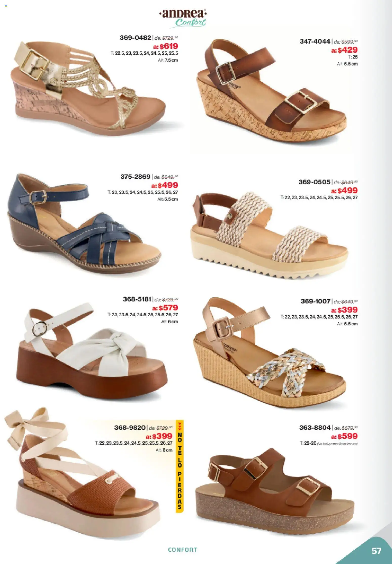 Nuevas ofertas de Andrea válidas en toda la República Mexicana desde el 02.11.2025. ¡Encuentra las mejores ofertas en Andrea catálogo Outlet! | Página: 57