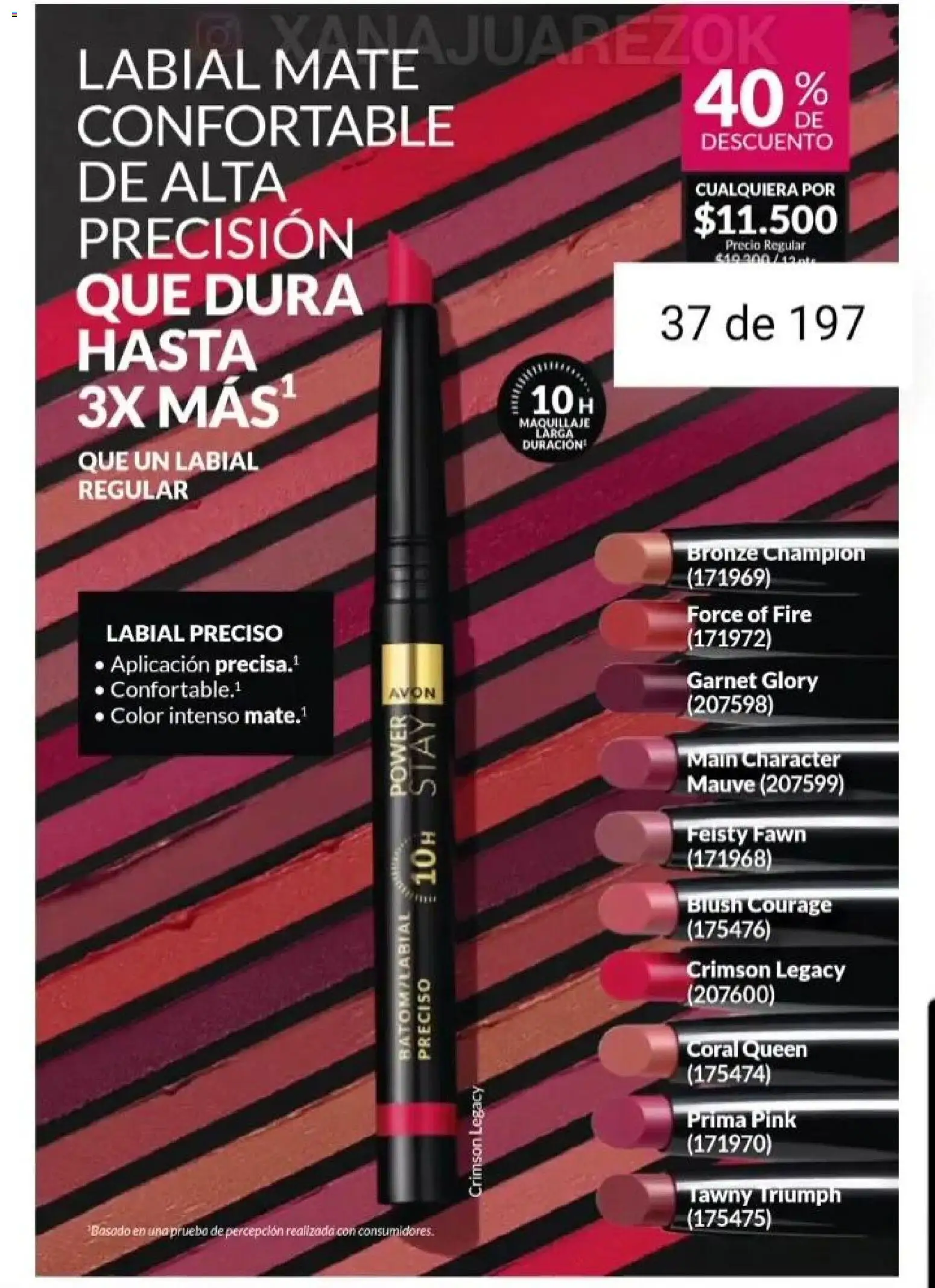 Catálogo AVON Campaña 15/2025 │ válido desde el 23.10.2025 | Página: 31 | Productos: Mate, Maquillaje