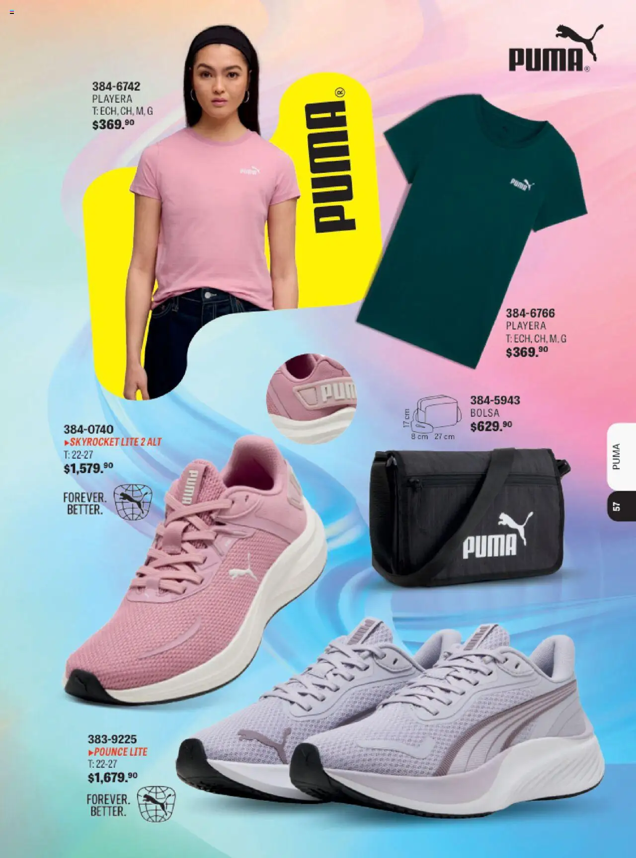Nuevas ofertas de Andrea válidas en toda la República Mexicana desde el 13.08.2025. ¡Encuentra las mejores ofertas en Andrea - Catálogo Andrea Sport! | Página: 54 | Productos: Bolsa, Playera