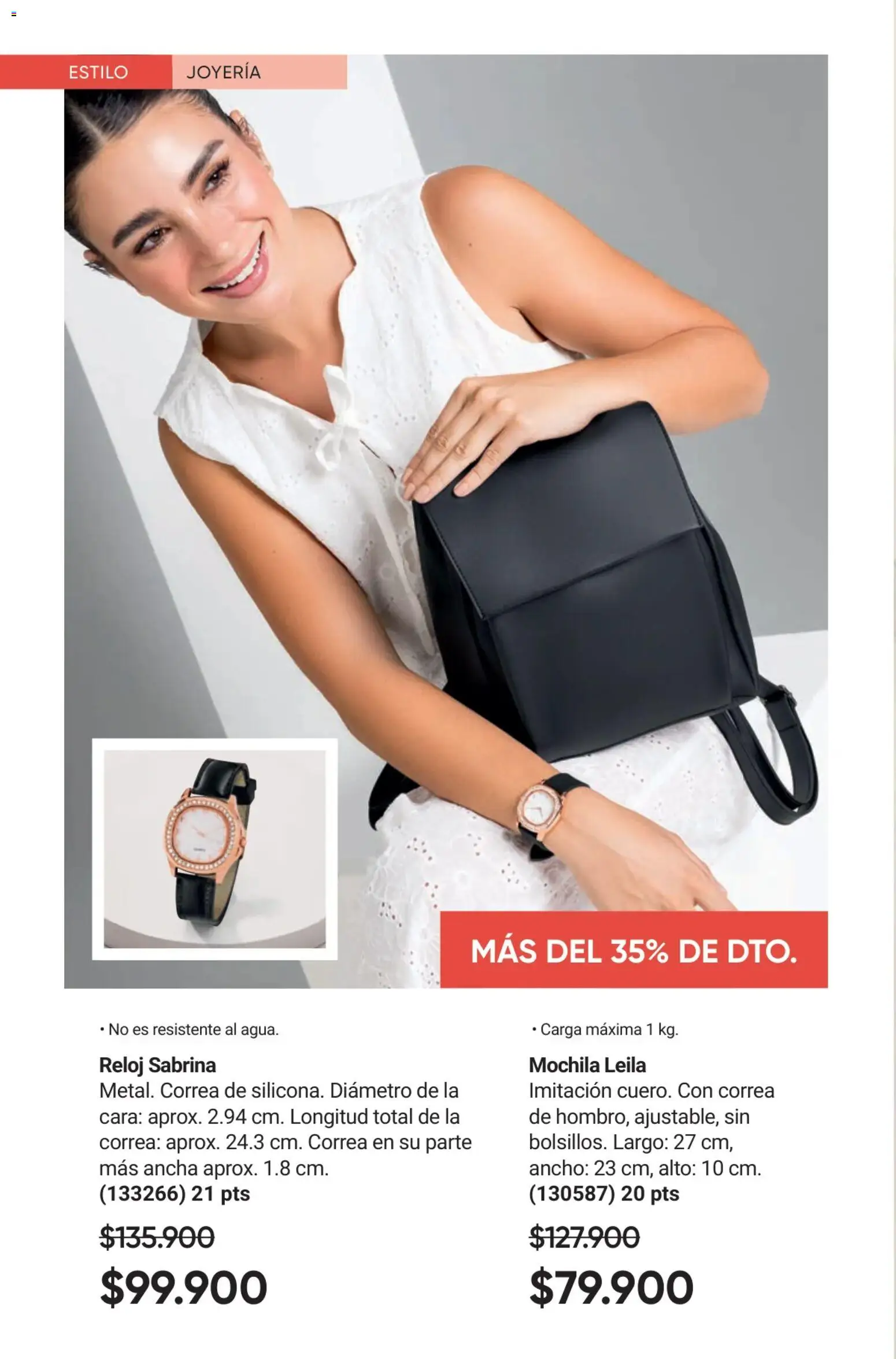 Avon revista - valida desde el 17.11.2025 | Página: 64 | Productos: Mochila, Reloj
