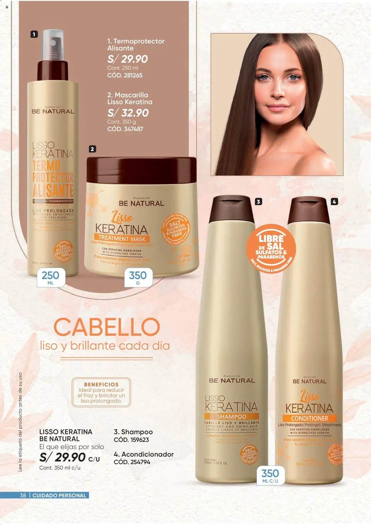 Catálogo Azzorti válido desde 15.09.2025 | Página: 38 | Productos: Shampoo, Acondicionador