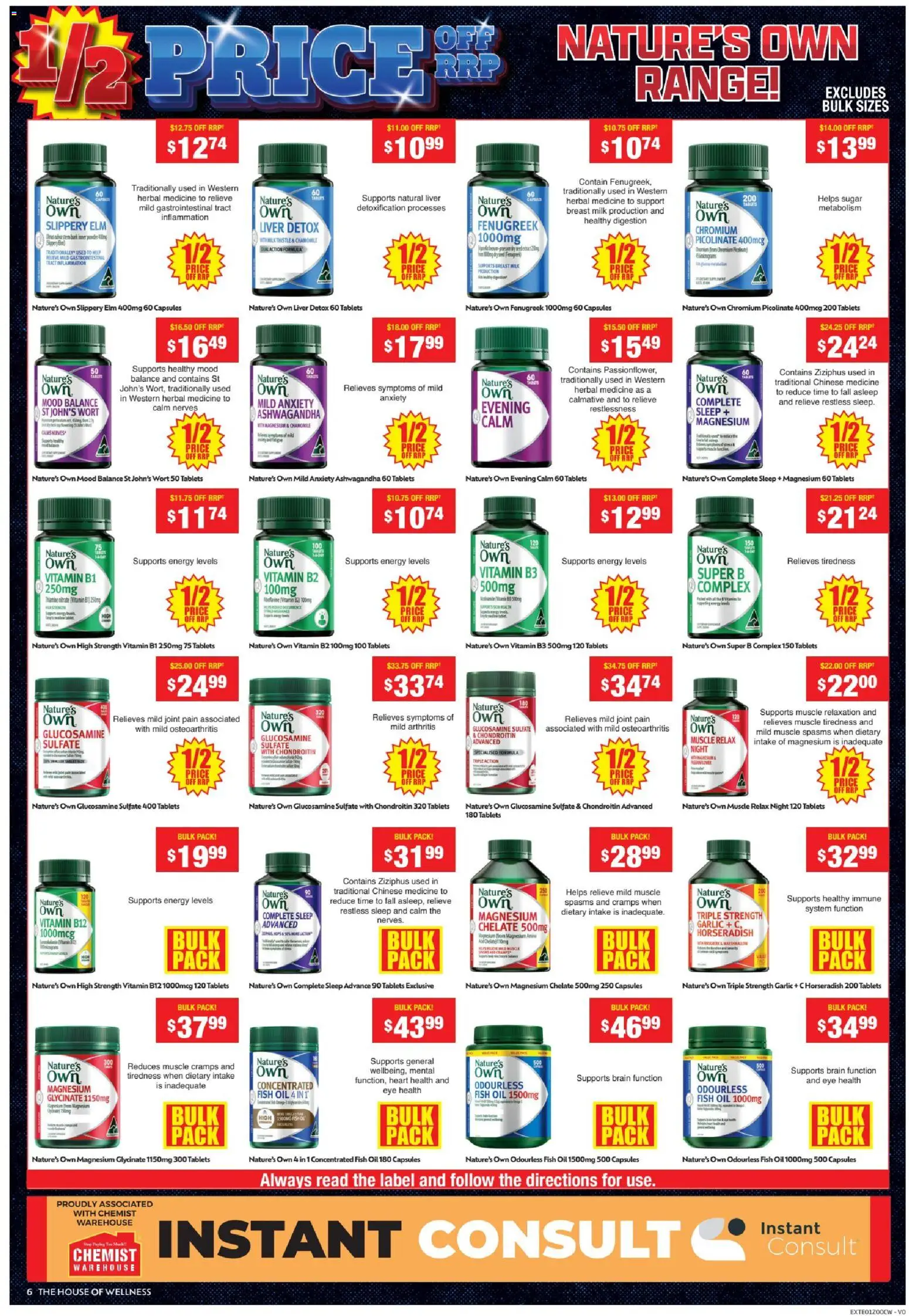 Chemist Warehouse catalogue - valid from 25.12.2025 | Page: 6 | Products: Garlic, Tablet, Herbal, Vitamin
