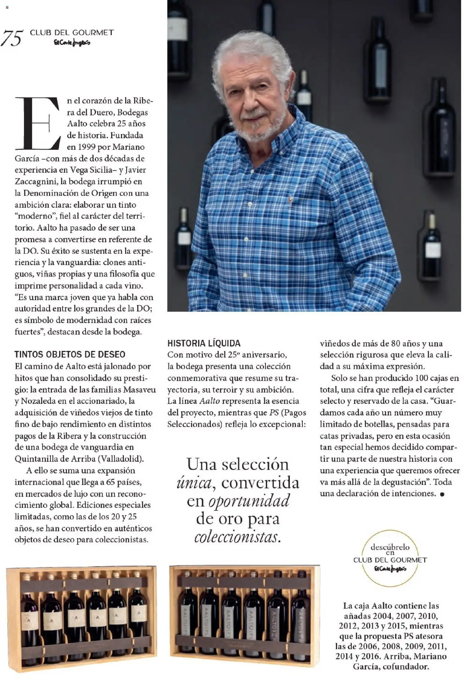 Nuevas ofertas de El Corte Inglés válidas en toda la República Mexicana desde el 11.12.2025. ¡Encuentra las mejores ofertas en El Corte Inglés catálogo Gourmet! | Página: 75 | Productos: Caja